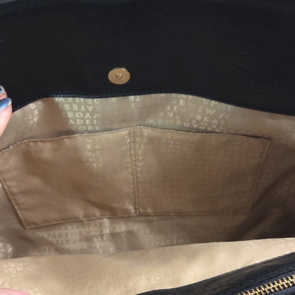 Kate Spade Black and White Polka Dot Satchel - Picture 8 of 9